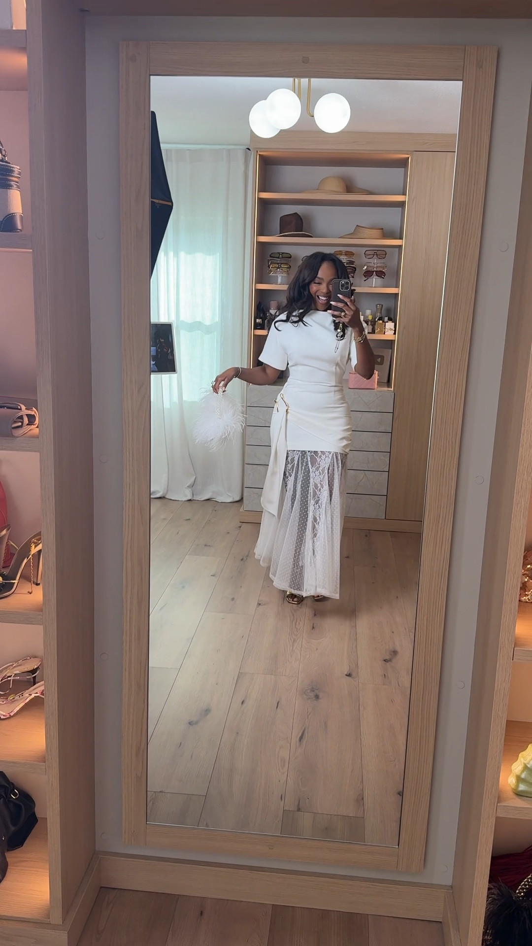 Scroll to shop this elegant white outfit 🤍

A fitted top paired with a lace detailed skirt creates such a feminine, elevated look with beautiful movement. This is one of those timeless pieces you can restyle for different occasions, keeping your cost per wear low while always looking polished.

Perfect for date nights, bridal events, dinners, and special occasions.

📏 Measurements: 5’4”, 140 lbs, 34D bust, 27” waist, 40” hips

Follow me on Instagram and YouTube @kirasfashionfinds 

#LTKvlog #LTKootd #LTKMothersDay