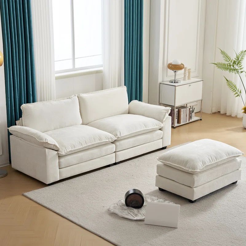 Avrilynn 85.4'' Upholstered Sofa | Wayfair North America