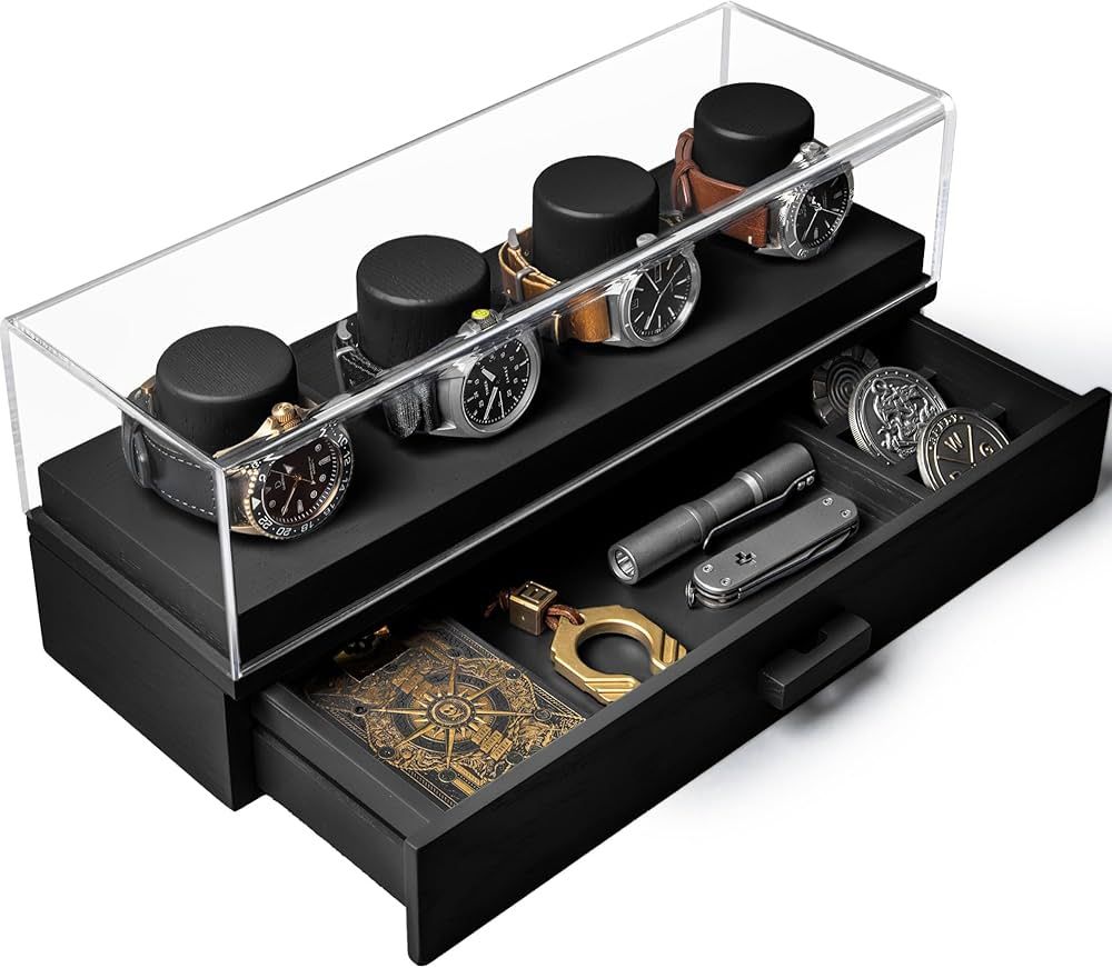 Holme & Hadfield Elevate Your Watch Collection with The Watch Deck – Premium Watch Display Case... | Amazon (US)