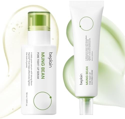 beplain Mung Bean Skincare Duo - Serum & Soothing Cream | Fragrance-Free | Soothing Care with Mun... | Amazon (US)