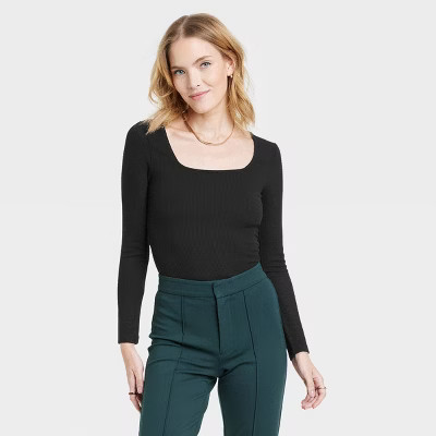 Women's Slim Fit Bodysuit - A New Day™ | Target