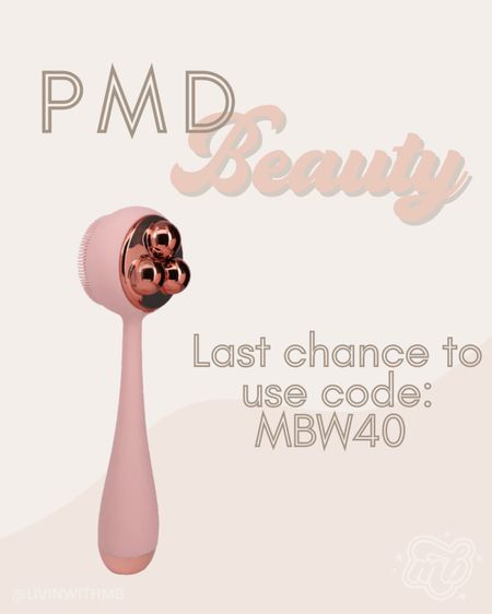Last chance to use code: MBW40 for 40% off your purchase at PMD Beauty.

The PMD Clean Body is my favorite! I’ve never used anything on my skin that exfoliates or smooths better. 

They also have smaller versions available. 

#pmdbeautypartner @pmdbeauty

#LTKFind #LTKsalealert #LTKbeauty