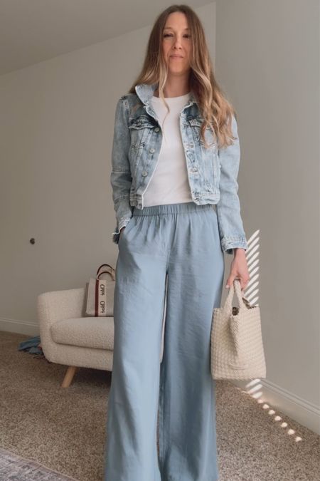 I am living in these softdrape pants from Madewell! The material is incredible and perfect for summer! Recently restocked at Nordstrom!

#LTKSummerSales #LTKWorkwear #LTKStyleTip