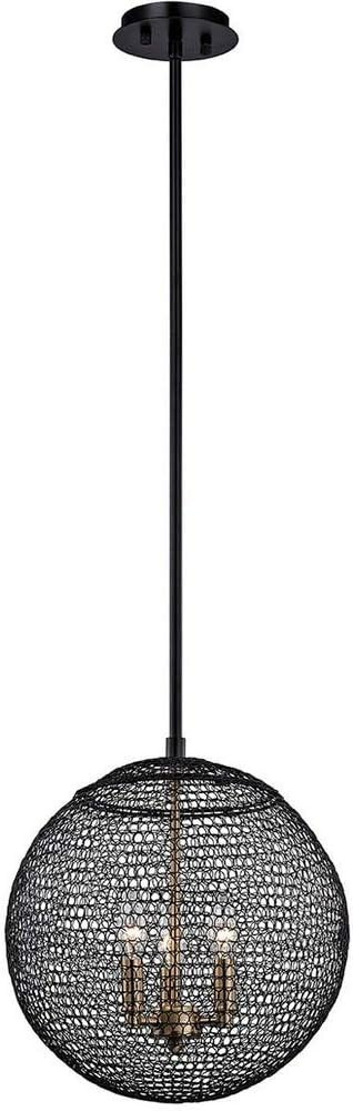 Troy Lighting F6023 Tsuki - Three Light Pendant, Kokoro Bronze Finish | Amazon (US)