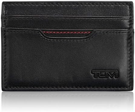 TUMI - Delta Slim Card Case - Men's Leather Wallet for Everyday & Travel - Black | Amazon (US)