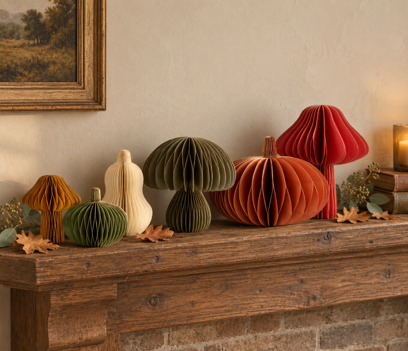 A little paper, a lot of fall charm! 🍂 These tissue-paper pumpkins and mushrooms bring the prettiest color, texture, and whimsy to a mantel, console, or Thanksgiving table—and they can be folded away to enjoy again next year. Shop these festive fall finds through my LTK!

#LTKHome #FallDecor #AutumnDecor #FallFinds #ThanksgivingDecor 

 