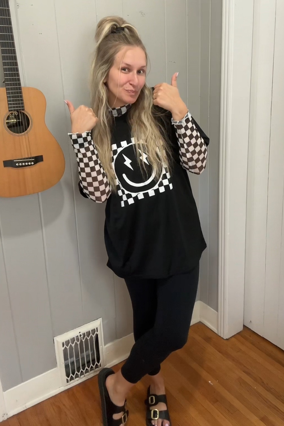 Comfy teacher outfit! Shirt is a large and under shirt is a medium. 

#LTKOver40 #LTKFallSale #LTKBacktoSchool