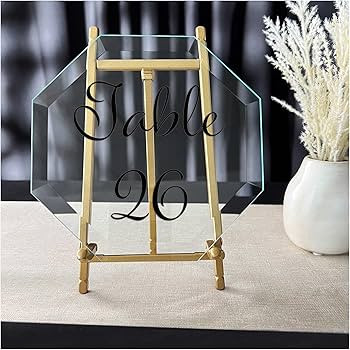 Bard's Satin Gold-toned Metal Easel, 7" H x 4.25" W x 4.5" D | Amazon (US)