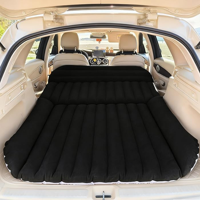 SUV Car Air Mattress \u2013 Inflatable Back Seat Bed with Electric Air Pump, Portable Camping Tra... | Amazon (US)