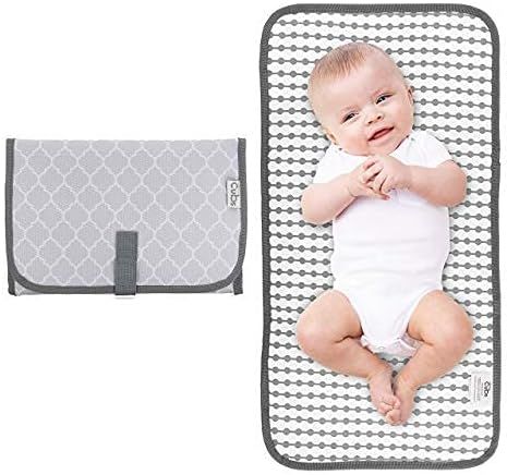 Baby Portable Changing Pad, Diaper Bag,Travel Mat Station (Grey, Compact) | Amazon (US)