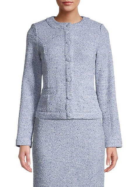 Knit Tweed Jacket | Saks Fifth Avenue OFF 5TH