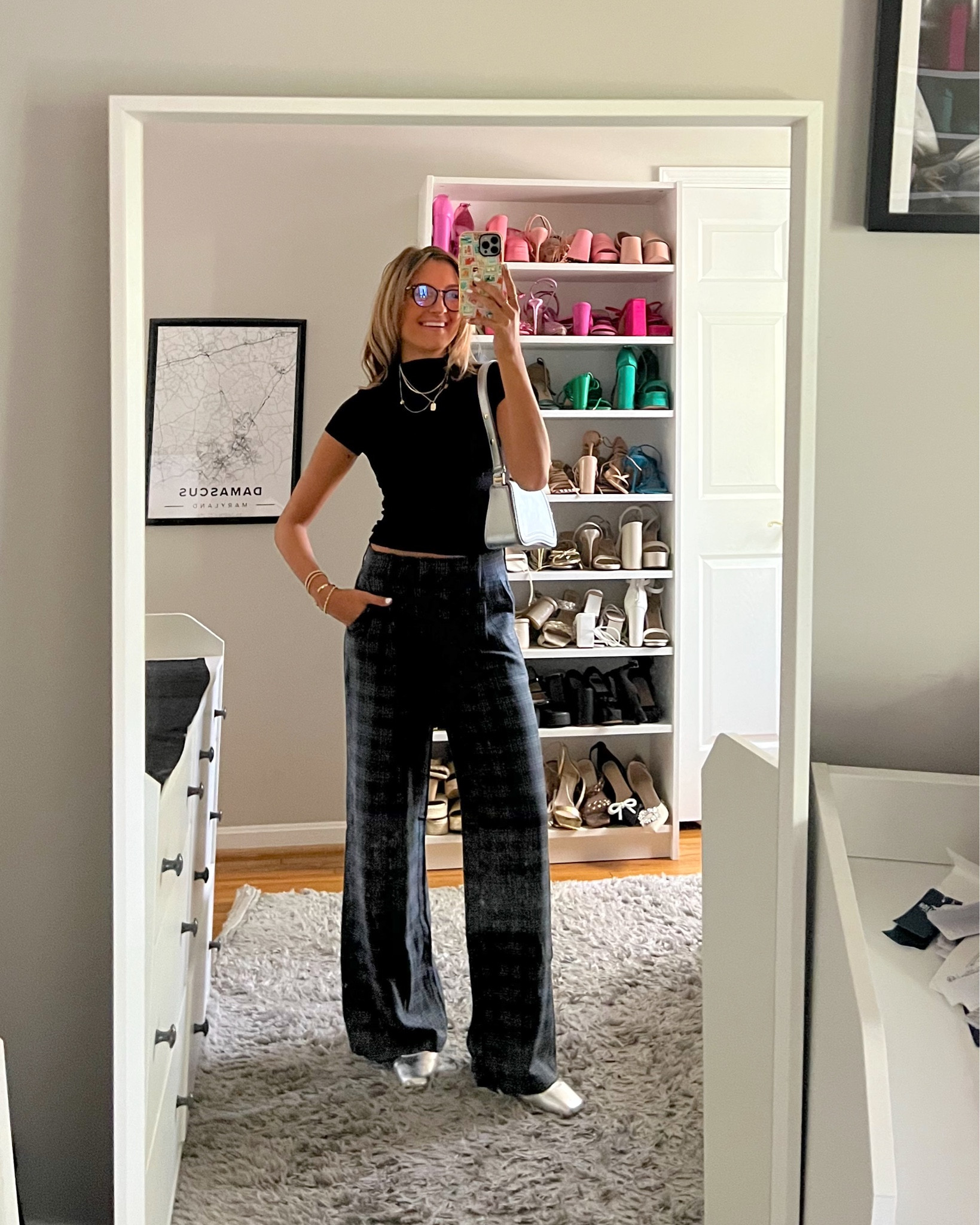 business casual outfit ideas from American Eagle. these preppy pieces make for the cutest office outfit! 👩🏼‍🏫💕

wearing a 000R in the trouser pants (I’m 5’2) and a XS in the mock neck tee   