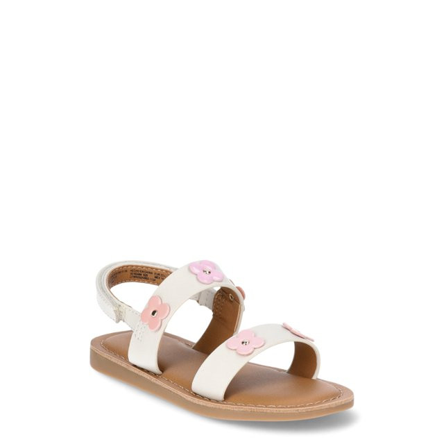 Wonder Nation Toddler Girls Daisy Sandals | Walmart (US)