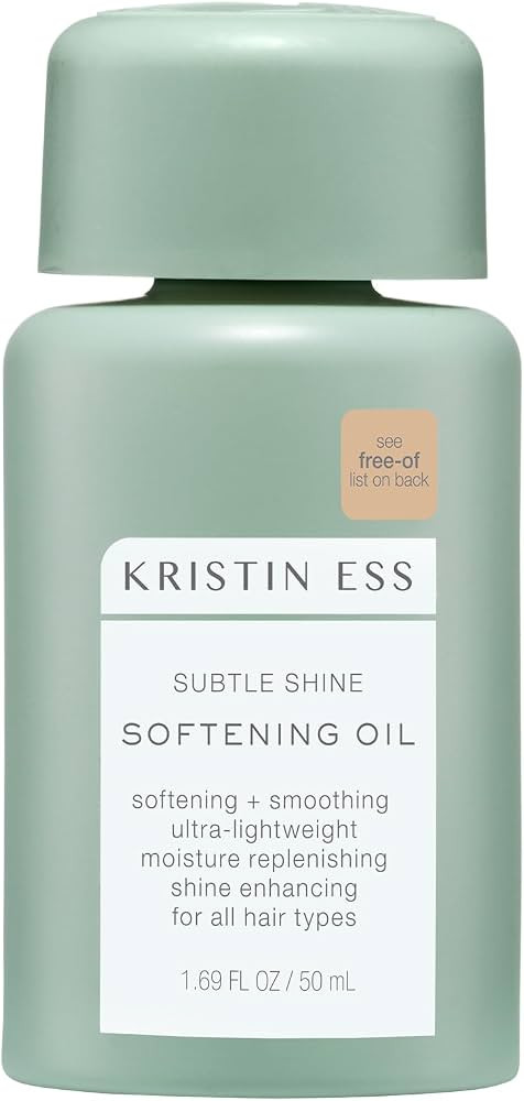 Kristin Ess Softening & Smoothing Lightweight Hair Oil - Treat + Moisturize for Shiny Hair - Colo... | Amazon (US)