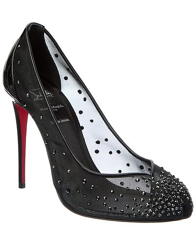 x Maison Margiela Bridiela Una Strass 100 Mesh & Patent Slingback Pump | Rue La La