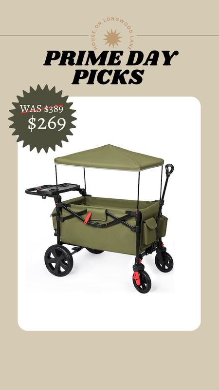31% OFF STROLLER WAGON
great deal and the lookalike for the jeep wagon! 3 color ways and almost 1400 ⭐️⭐️⭐️⭐️⭐️ reviews! Fits 2 kids, possibly 3 smaller kids!