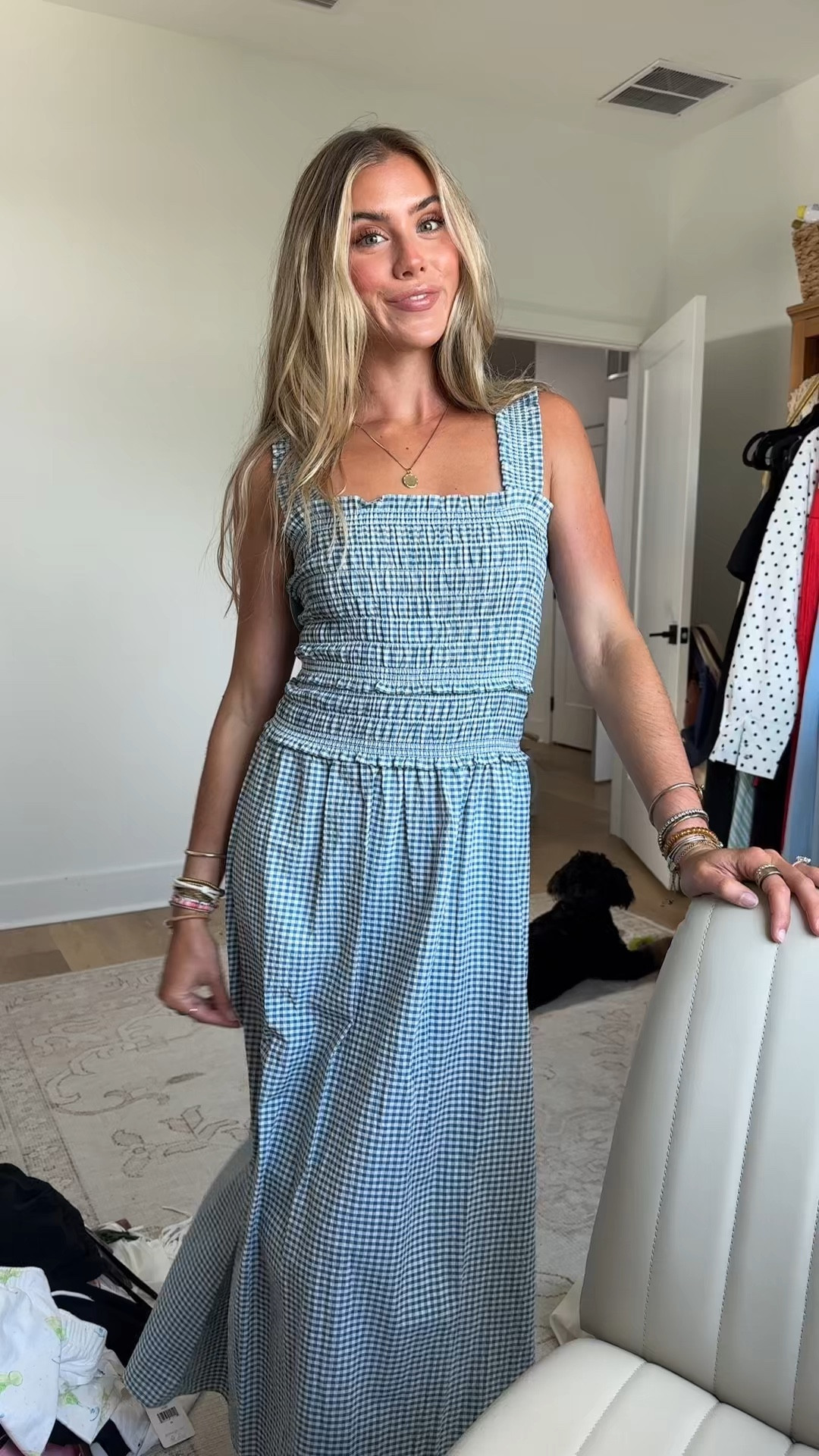 @hillhousehome hillhousehome size xs Meet the Azalea Maxi Nap Dress. Azalea is a true maxi, featuring our variegated smocking across the bodice and along the straps for an effortlessly chic, laid-back look. A secondary tier of smocking along the waist creates a flattering silhouette.

#LTKootd #LTKSeasonal #LTKdayinmylife