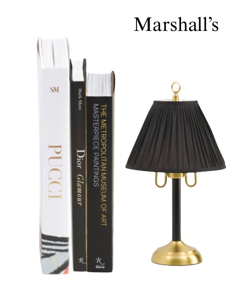 I love this brass mini lamp from Marshall’s! I found some designer coffee table books on sale. Black, living room, library, bedroom, office, French, modern, coastal.

#LTKSaleAlert #LTKHome