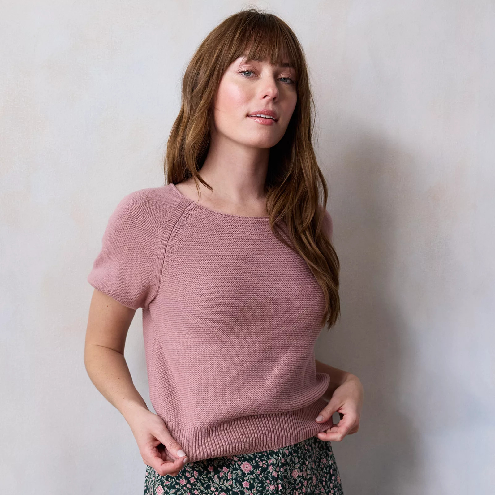 Women's LC Lauren Conrad Raglan Sweater Tee | Kohl's