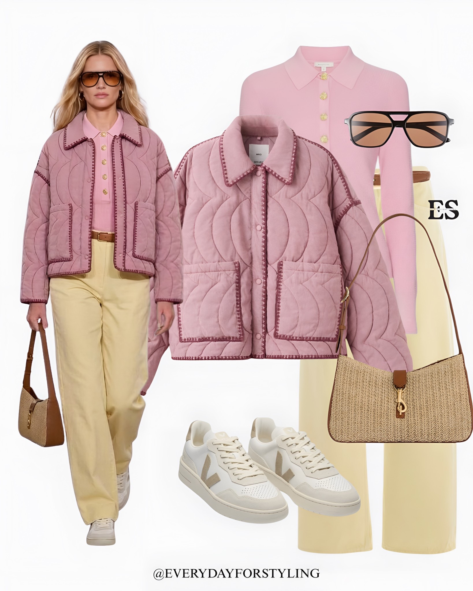 Quilted pink jacket with butter yellow jeans for a soft spring color combo 🌸

butter yellow jeans outfit, butter yellow outfit ideas, spring outfit ideas women, pastel outfit ideas women, yellow jeans styling, casual chic spring outfits, soft color outfits women, spring fashion trends women, everyday outfit inspiration women, casual fashion ideas women, color trend outfits women, modern classic outfits women, aesthetic outfit ideas women, comfortable stylish outfits women, spring casual outfits women, trendy everyday outfits women, light color outfits women spring outfits, spring style, summer outfit ideas, how to wear, what to wear, ways to style, everydayforstyling

#zara #springoutfits, #butteryellowjeans, casualchic, #denimstyle, #outfitinspiration  


#LTKootd #LTKTravel #LTKSpringSale