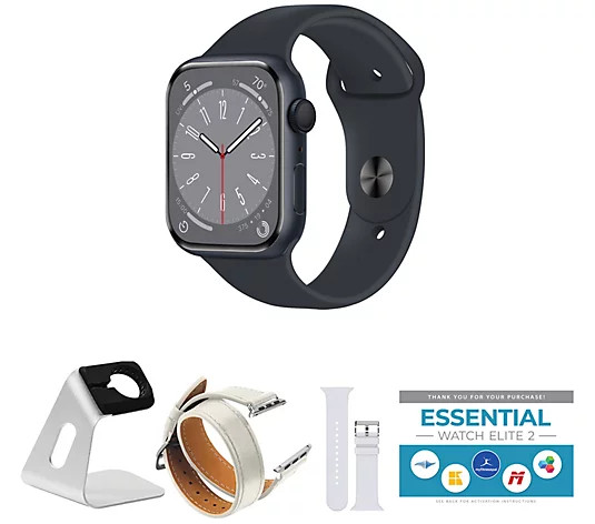 Apple Watch Series 8 41mm S/M GPS Smartwatch with Accessories | QVC