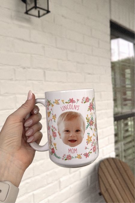 Found the perfect Mother's Day gift! This adorable personalized floral mug with your baby's or grandbaby's face on it is sure to bring a smile to her face! 🥰

#LTKGiftGuide