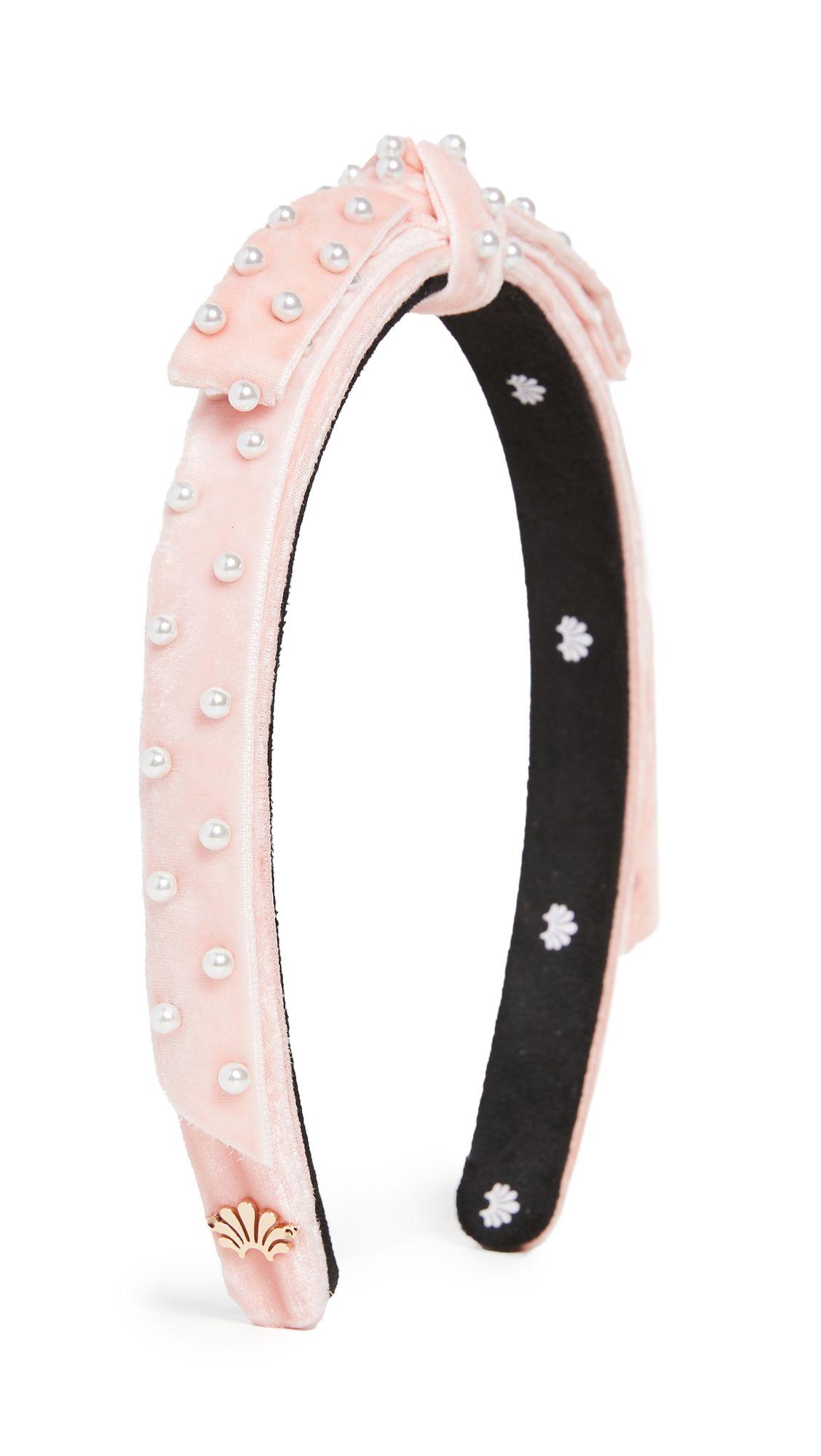 Acrylic Pearl Bardot Ribbon Slim Headband | Shopbop