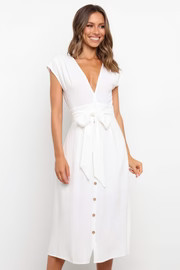 Layla Dress - White | Petal & Pup (US)