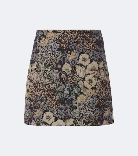 Veronica Beard Ohemia floral jacquard miniskirt | Mytheresa (US/CA)