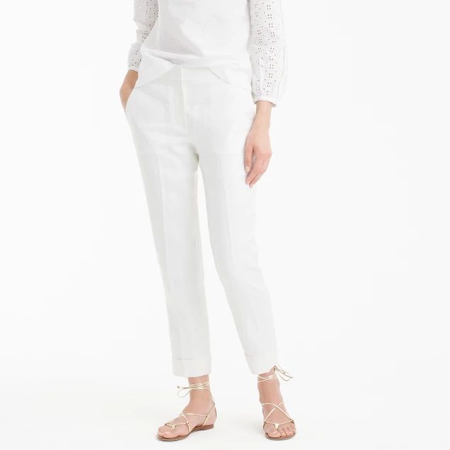 Tall Rhodes pant in linen | J.Crew US