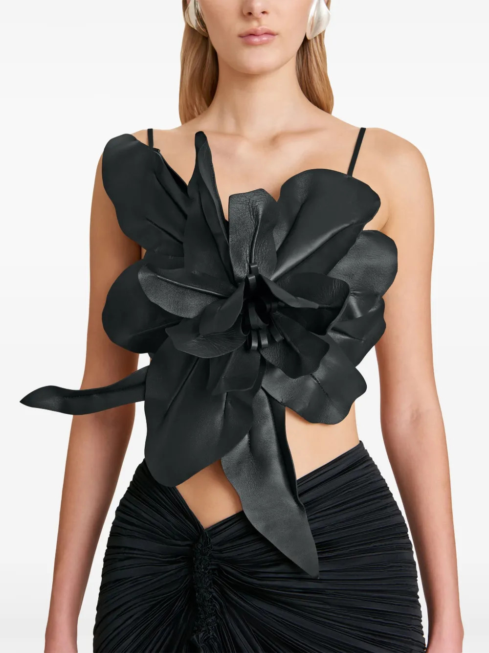 Cult Gaia Gabriela Tank Top | Black | FARFETCH | Farfetch Global