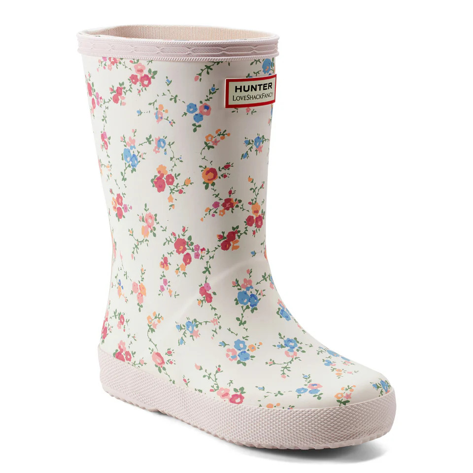 Hunter x LoveShackFancy Kids First Classic Sunrise Patchwork Confetti | Hunter Boots