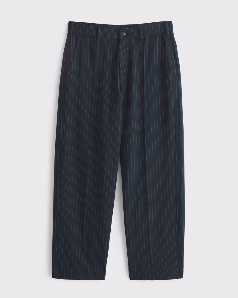 Abercrombie & Fitch Men's Baggy Trouser in Navy - Size 38 X 30 | Abercrombie & Fitch (US)
