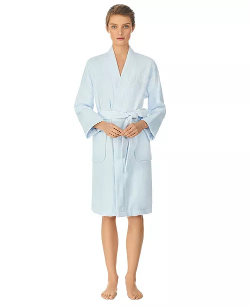 Greenwich Woven Terry Bath Robe | Macy's