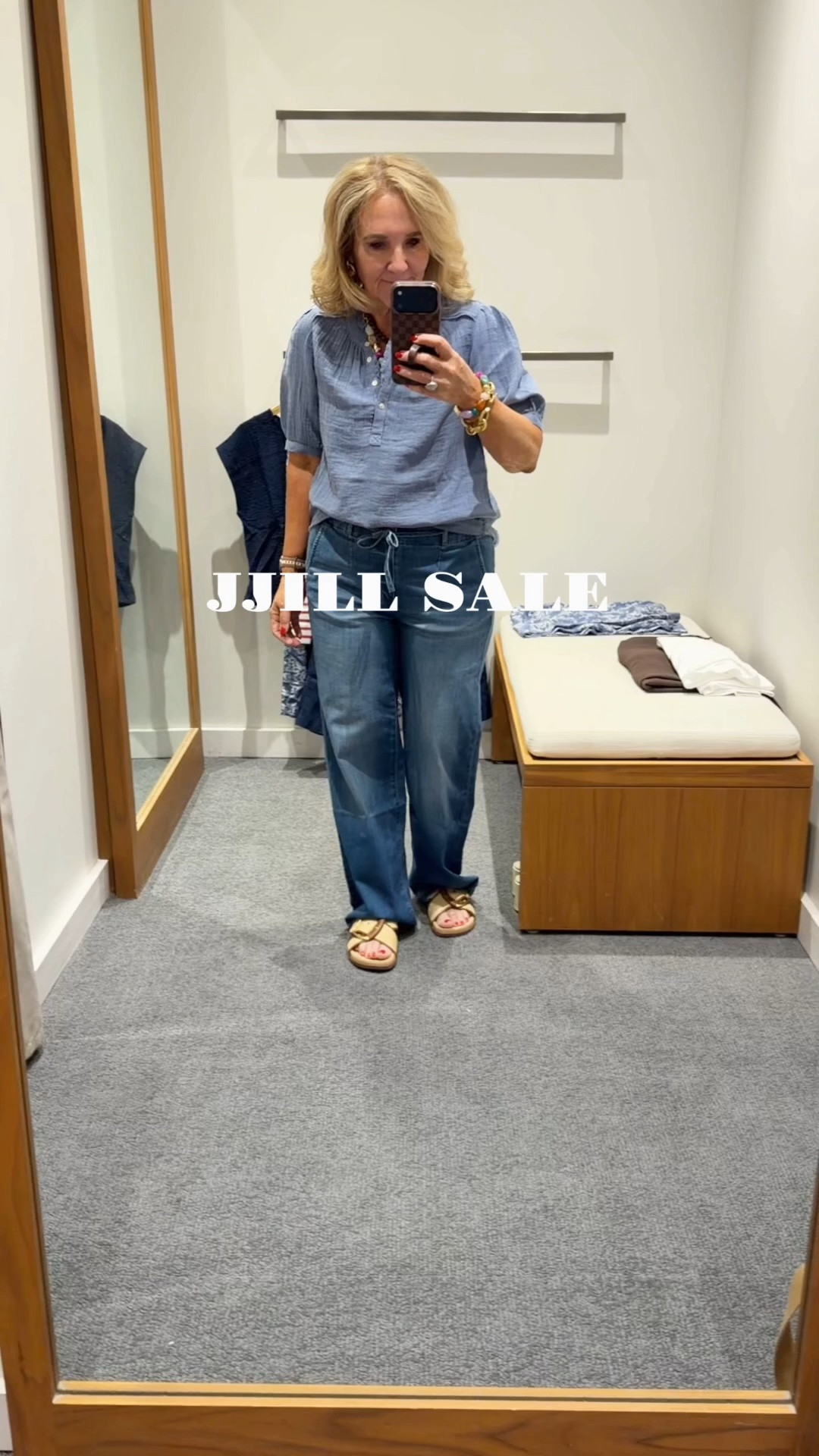 Extra 40% off sale prices! @jjill tryon. A new brand for me. What do you guys think? I think it’s great quality. Sizing is generous but meant to be relaxed. 

Easy casual styles for women over 50 drawstring jeans

#LTKOver40 #LTKootd #LTKSaleAlert

#LTKSaleAlert