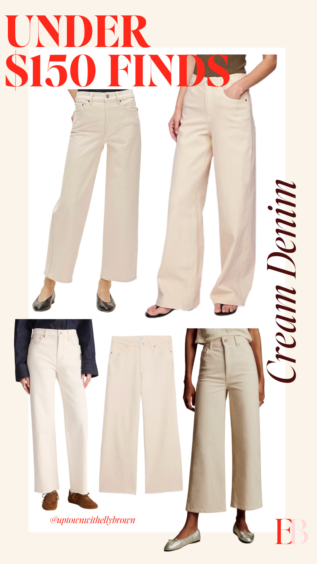Cream Denim Finds Under $150 for Easy Spring Outfits That Feel Fresh, Lightweight, and Easy to Style With a Pop of Color 

 #LTKootd #LTKSeasonal