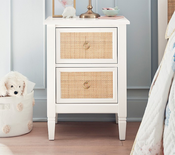 Ava Regency Caned Nightstand (20") | Pottery Barn Kids