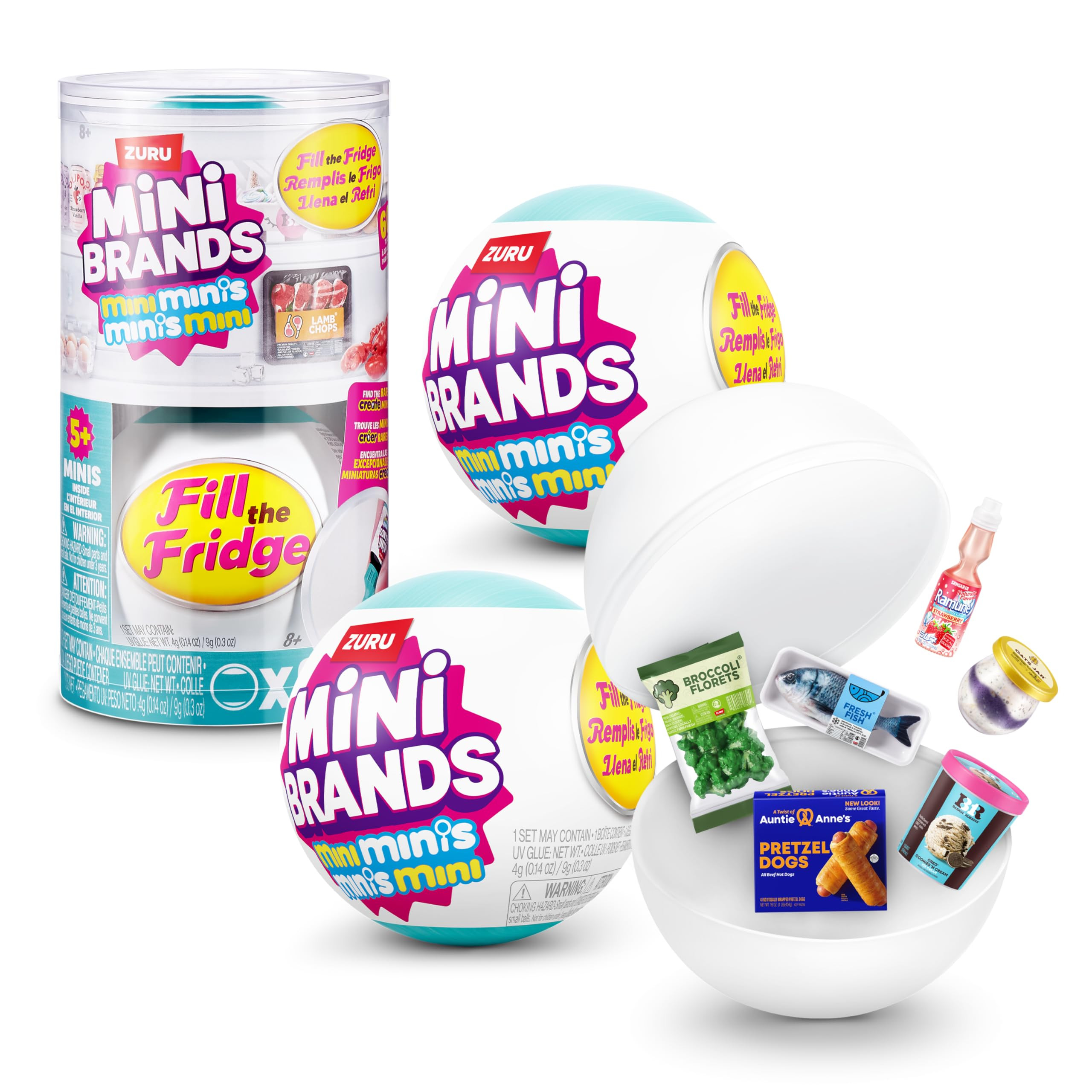 Mini Brands Fill The Fridge Series 2 PACK by ZURU, Collectible Miniature Toy | Amazon (UK)