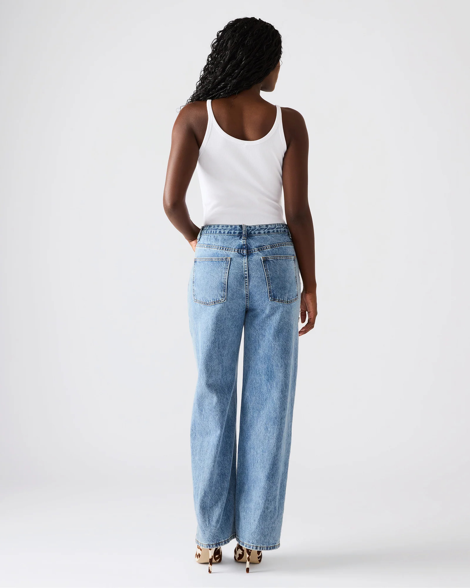 TAYLOR Jean Rhinestone Women's Cutout Jeans | Steve Madden (US)