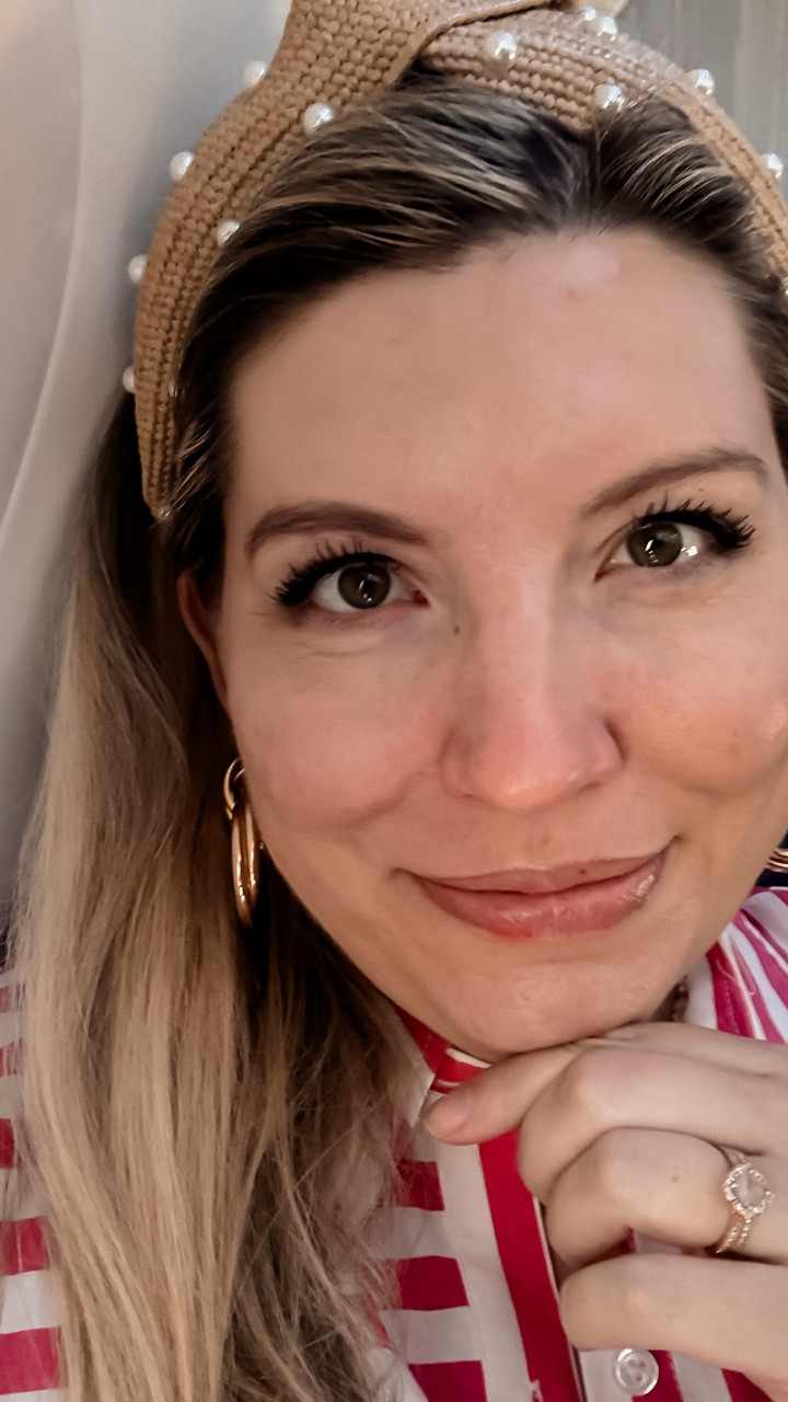 Look 1
VayCayman 2025 🐢 

This trip finally left the group chat. 🧳

Welcome to my newest capsule: a full style diary and behind-the-scenes breakdown from one of the most meaningful trips I’ve ever taken. Some of you may remember when I first shared snippets from this vacation earlier this year but I haven’t told the full story. I never shared the details of what I packed, what I wore, and why. Until now.

This trip had been on my best friend’s and my wishlist for years, and after endless chats and planning sessions, it finally came to life. It was our dream island getaway and one I’ll never forget for a very special reason: I got to share one of my favorite places in the world with one of my favorite people (plus- I was super pregnant at that the time!) 💚 

Packing for a warm-weather getaway is always a welcome creative challenge, but this time around it felt like a personal puzzle. How do you dress for hot, humid days with a changing body and zero predictability? The answer, for me, was to approach it the same way I build my capsule wardrobes - intentionally, flexibly, and with joy.

This capsule will unfold in chronological order, starting with my go-to travel uniform: a striped button-down shirt. I always reach for one when I fly - they’re polished without trying too hard, breathable for all kinds of climates, and easy to style up or down depending on the vibe when you land. Plus, I can accessorize it to feel a little glam or a little understated, depending on my mood. This was an especially good choice for a second trimester look! I’m all for feeling comfy when flying but I am solidly team dress up for the airport. 

I’ve been to this destination more than any other in my life, and to return while carrying new life made it feel extra full-circle. I’m so excited to re-live this epic experience while sharing how and why I packed what I did with you.

Everything I’m sharing is detailed on LTK and even if an item is older or sold out, I’ve added details and similar options wherever I can.

Let’s go back, one outfit at a time. 🏝️ 

#LTKSeasonal #LTKBump #LTKTravel