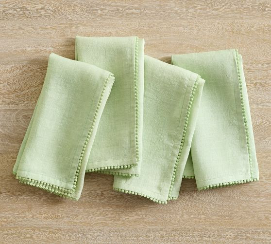 Monique Lhuillier Signature Napkins - Set of 4 | Pottery Barn (US)