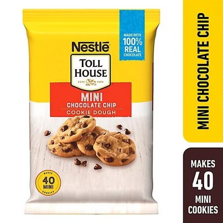 Nestle Toll House Mini Chocolate Chip Cookie Dough - 16.5 Oz | Walmart (US)