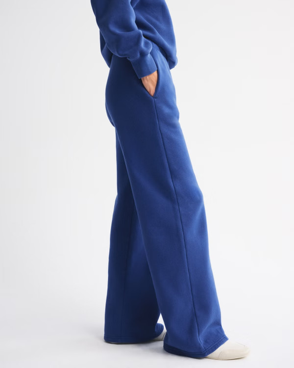 Women's High Rise Sunday Wide Leg Sweatpant | Women's | Abercrombie.com | Abercrombie & Fitch (US)