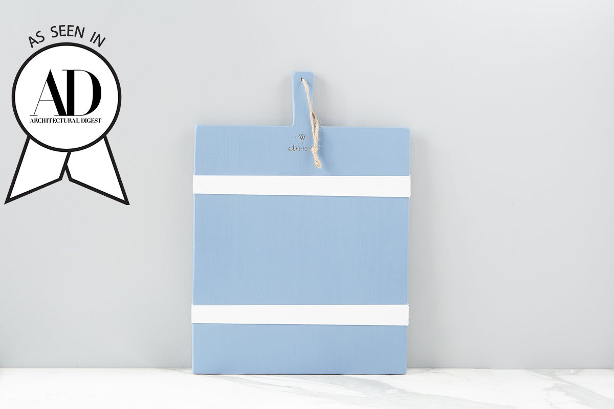 Caitlin Wilson French Blue/White Rectangle Mod Charcuterie Board, Medium | etúHOME