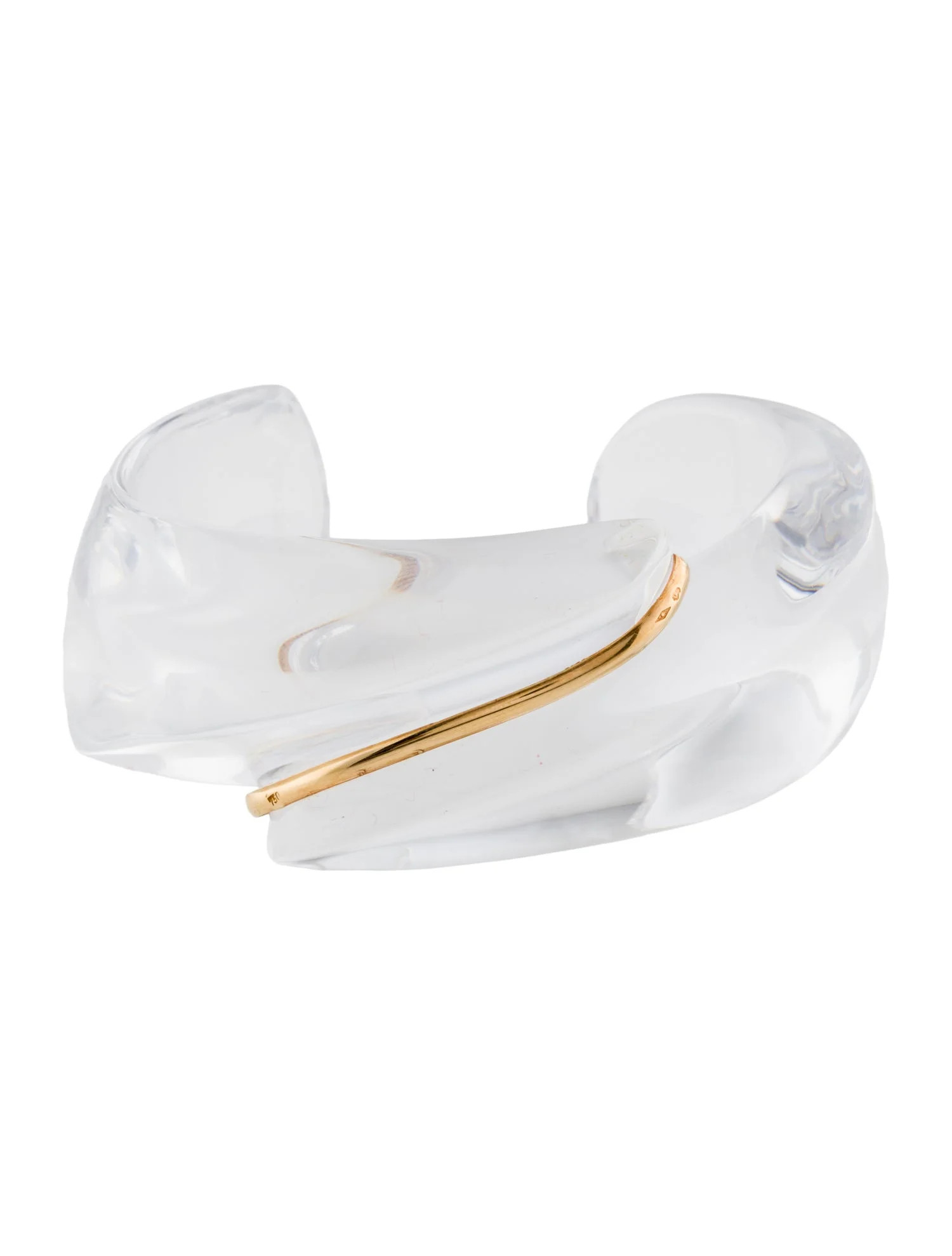 18K Crystal Cuff | The RealReal