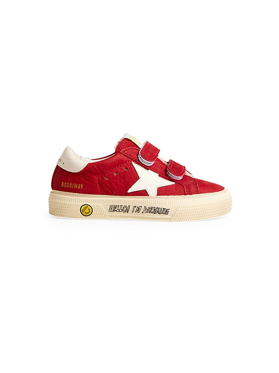 Baby's, Little Kid's & Kid's May School Star Leather Low-Top Sneakers - Red - Size 5.5 (Child) | Saks Fifth Avenue