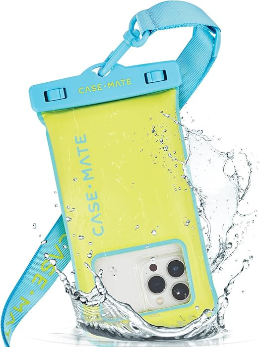 Case-Mate IP68 Waterproof Phone Pouch - Citrus Splash | Amazon (US)