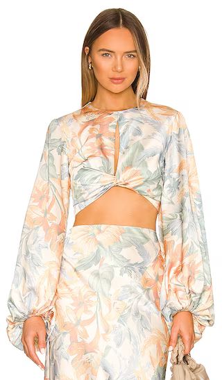 Mimi Top in Island Bouquet | Revolve Clothing (Global)