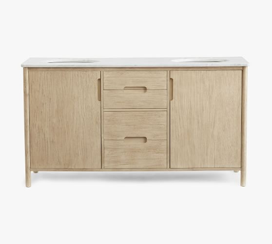 Manzanita 60" Double Sink Vanity | Pottery Barn (US)