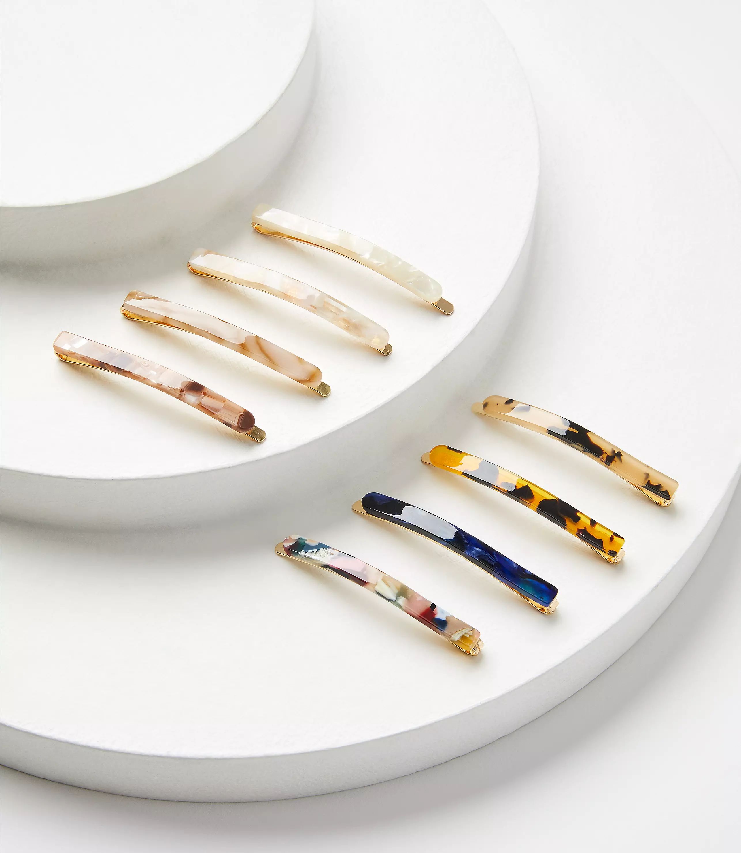 Resin Bobby Pin Set | LOFT